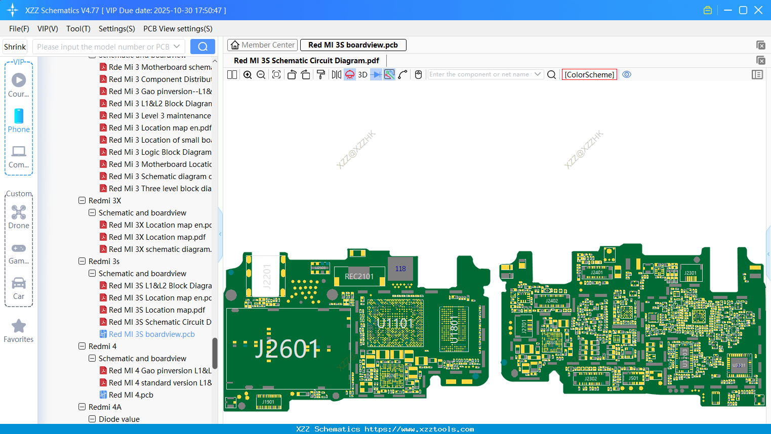 Xiaomi Redmi 3S Boardview